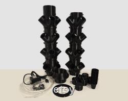 Mountable Self-Watering Hydroponic Tower Outdoor and Indoor Grow Fresh, Full-Sized Vegetables, fruit, herbs, and Greens