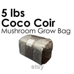 Mushroom Grow Bag Sterilized Coco Coir Substrate 5lbs