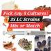Mushroom Liquid Culture Mycelium Syringes, 10 Ml, Any 8 Mix Or Match