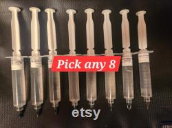 Mushroom Liquid Culture Mycelium Syringes, 10 ml, Any 8 Mix or Match