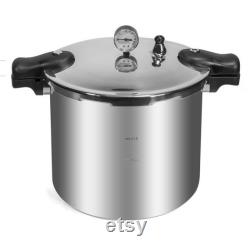 MycoGrowCo Pro 22Quart Pressure Cooker with Pressure Gauge, and Internal Stand for Bags Jars