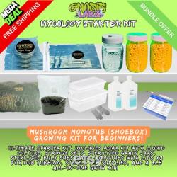 Mycology Starter Kit (Mushroom Growing Kit) Complete Kit with All Accessories for the Beginner Mycologist