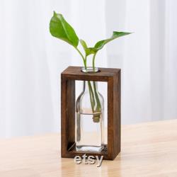 New propagation station wall hanging,wall mounted plant wall decoration,test tube holder forpropagatingplant plugs in water,home decorations