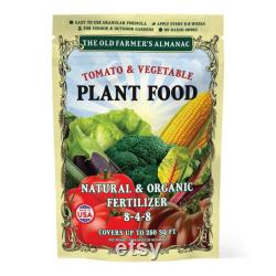 Organic Tomato and Vegetable Plant Food Granular 8-4-8 Fertilizer