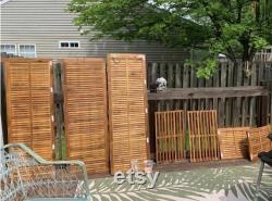 Outdoor Storage Bench Acacia Wood Garden Deck Box Storage Container Patio Backyard Furniture Decor 59 x 19.7 x 22.8 (W xD xH)