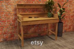 Plans for USA Version Inches Wooden Greenhouse or Patio Potting Table 4Ft DIY Digital Woodwork Plans Only with Cut Lists