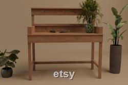 Plans for USA Version Inches Wooden Greenhouse or Patio Potting Table 4Ft DIY Digital Woodwork Plans Only with Cut Lists