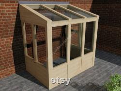 Plans for USA Version Inches Wooden Lean To Greenhouse 4ft x 8ft Digital Woodwork Plans Download Only Imperial Inches Excludes Materials