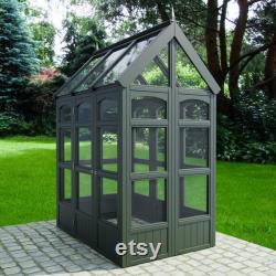 Plans for Wooden 4ft x 6ft Country Garden Border Greenhouse Digital Woodwork Plans Download Only UK Metric Blueprint Excludes Materials