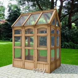 Plans for Wooden 4ft x 6ft Country Garden Border Greenhouse Digital Woodwork Plans Download Only UK Metric Blueprint Excludes Materials