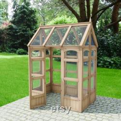 Plans for Wooden 4ft x 6ft Country Garden Border Greenhouse Digital Woodwork Plans Download Only UK Metric Blueprint Excludes Materials