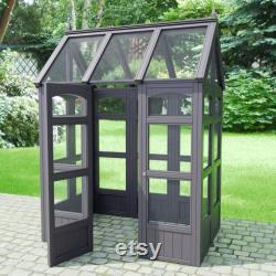 Plans for Wooden 4ft x 6ft Country Garden Border Greenhouse Digital Woodwork Plans Download Only UK Metric Blueprint Excludes Materials