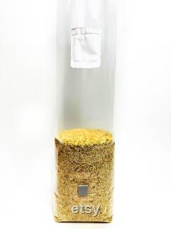 Pre-Sterilised MILLET Grains 1 Kg with self-healing injection port for mushroom growing