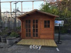 Pre fabricated natural wood storage shed kits can be used as storage sheds, sauna, she shed,pool shed kit.