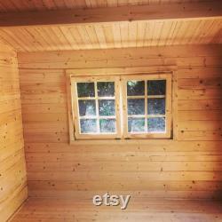 Pre fabricated natural wood storage shed kits can be used as storage sheds, sauna, she shed,pool shed kit.
