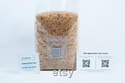 Pre-sterilised MILLET mushroom grain bag withinj port and digital instructions Millet Grain Spawn