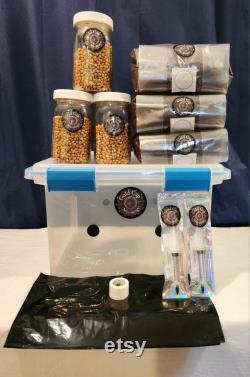 Premium Mushroom Growing Kit, ALL IN 1, Syringes included Bulk bundle