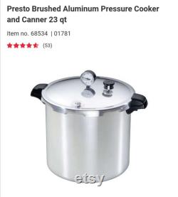 Presto 23qt Pressure Canner Cooker