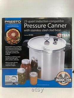 Presto 23qt Pressure Canner Cooker Induction Compatible 01784