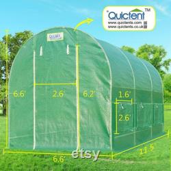 Quictent Walk In Greenhouse 12'X 7'X 7' Heavy Duty Plant Garden Hot Green House
