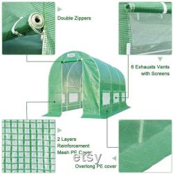 Quictent Walk In Greenhouse 12'X 7'X 7' Heavy Duty Plant Garden Hot Green House
