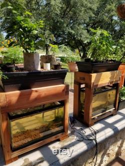 Red Cedar Ten Gallon Aquaponic System (US Shipping Included)