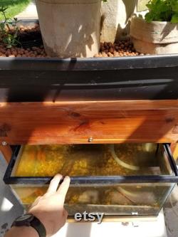 Red Cedar Ten Gallon Aquaponic System (US Shipping Included)