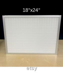 Replacement HEPA mini pleat filter for Laminar Flow Hood 18 x24