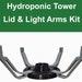 Reservoir Lid And Light Arms For 5-gallon Bucket 11.8