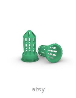 STL Files Hydroponic Tower Water Splash Free System Basic Package DIY 3d Print files 220X220X220 Minimum Print Volume