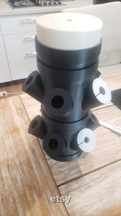 STL Files Hydroponic Tower Water Splash Free System Basic Package DIY 3d Print files 220X220X220 Minimum Print Volume