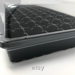 Seed Starting Kit, Solid Seed Tray, 72 Cell Propagation Sheet, Dome Lid, Germination Kit