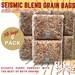 Seismic Blend Mushroom Grain Bags 3 Lb. Milo Sorghum Millet And Rye 6 Pack