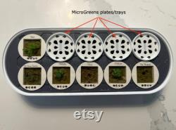 Set of 10 Microgreen Grow Plates 3D-printed Microgreen Grow Plates compatible with Gardyn