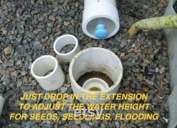 Six Aquaponics Fail Safe 12 Bell Siphon Kits, IBC Grow Bed W 1 Clear Top Bell, Save 30.00