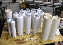 Six Aquaponics Fail Safe 12 Bell Siphon Kits, IBC Grow Bed W 1 Clear Top Bell, Save 30.00