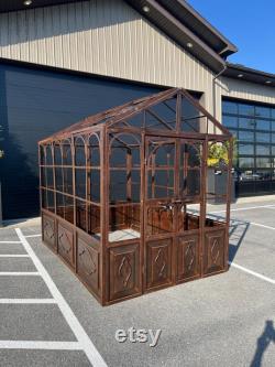 Small Size Greenhouse Aged Cast Iron Greenhouse Kit Free Shipping