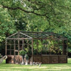 Small Size Greenhouse Aged Cast Iron Greenhouse Kit Free Shipping
