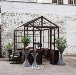 Small Size Greenhouse Aged Cast Iron Greenhouse Kit Free Shipping