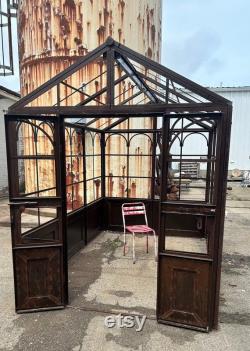 Small Size Greenhouse Aged Cast Iron Greenhouse Kit Free Shipping