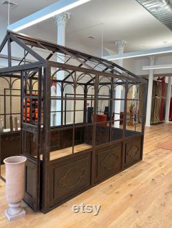 Small Size Greenhouse Aged Cast Iron Greenhouse Kit Free Shipping