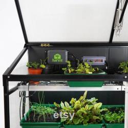 Smart GreenHouse, Harvst Sprout S24 Home Vertical Farm, App controlled, Heated, Solar Glass House
