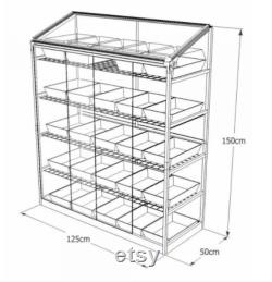 Smart GreenHouse, Harvst Sprout S24 Home Vertical Farm, App controlled, Heated, Solar Glass House