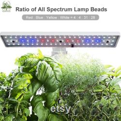 Smart Hydroponic Growing System, Indoor Garden Kit 9 Pods, Automatic Timing with Height Adjustable 15W LED Grow Lights