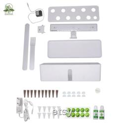 Smart Hydroponic Growing System, Indoor Garden Kit 9 Pods, Automatic Timing with Height Adjustable 15W LED Grow Lights