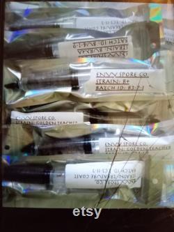 Spore syringe vendor pack 50 of your choice golden teacher