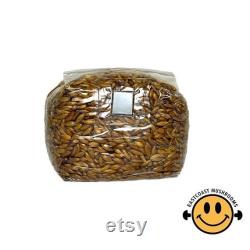 Sterilised Grains (Whole Oats) Grain Spawn Ready to Use with Injection Port and Air Filter Vent 1kg
