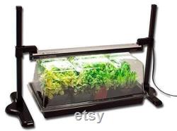 SunBlaster T5HO Mini Greenhouse Kit with Strip Light Stand