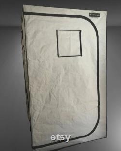 Texas Grow Labs 4x4 Grow Tent, 48 x48 x80 High Reflective Mylar with 16mm Poles, Observation Window and Floor Tray