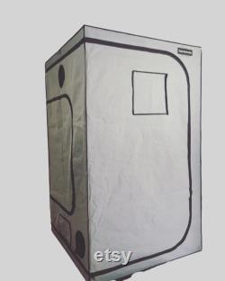 Texas Grow Labs 4x4 Grow Tent, 48 x48 x80 High Reflective Mylar with 16mm Poles, Observation Window and Floor Tray